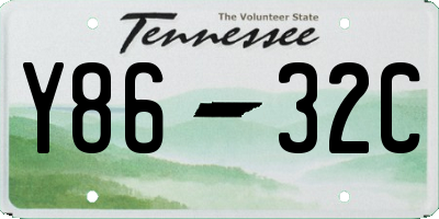 TN license plate Y8632C