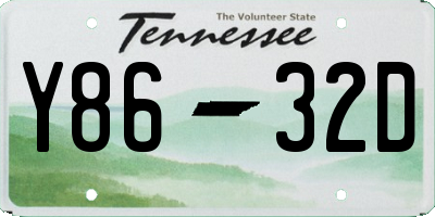 TN license plate Y8632D