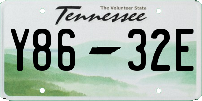 TN license plate Y8632E
