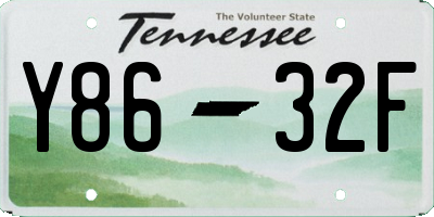 TN license plate Y8632F