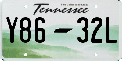 TN license plate Y8632L