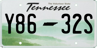 TN license plate Y8632S