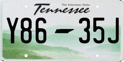 TN license plate Y8635J