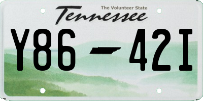 TN license plate Y8642I