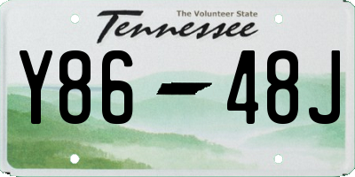 TN license plate Y8648J