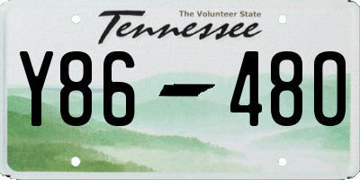 TN license plate Y8648O