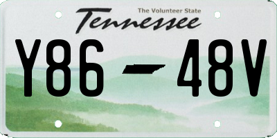 TN license plate Y8648V