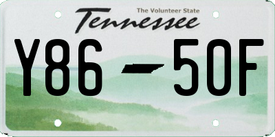 TN license plate Y8650F
