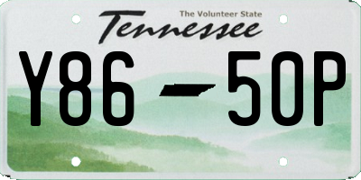 TN license plate Y8650P