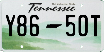 TN license plate Y8650T