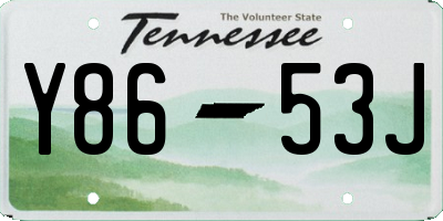 TN license plate Y8653J