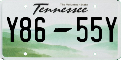 TN license plate Y8655Y