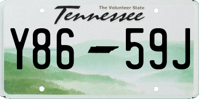 TN license plate Y8659J