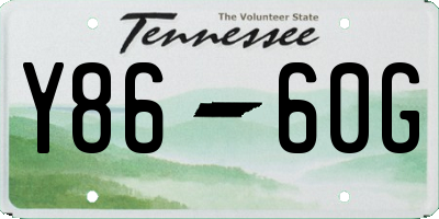 TN license plate Y8660G