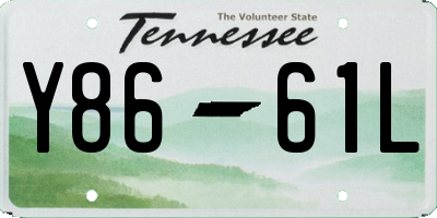 TN license plate Y8661L