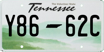 TN license plate Y8662C