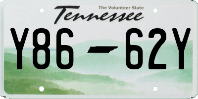 TN license plate Y8662Y