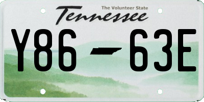 TN license plate Y8663E