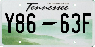 TN license plate Y8663F