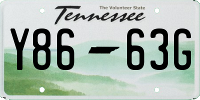 TN license plate Y8663G