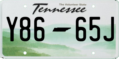 TN license plate Y8665J