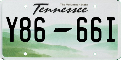 TN license plate Y8666I