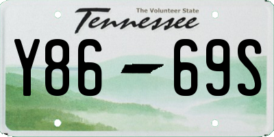 TN license plate Y8669S