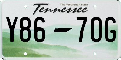 TN license plate Y8670G