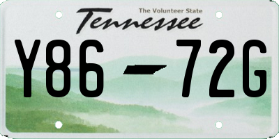 TN license plate Y8672G