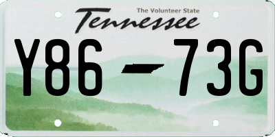 TN license plate Y8673G