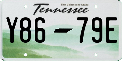 TN license plate Y8679E