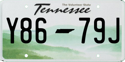 TN license plate Y8679J