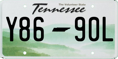 TN license plate Y8690L