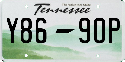 TN license plate Y8690P
