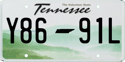 TN license plate Y8691L