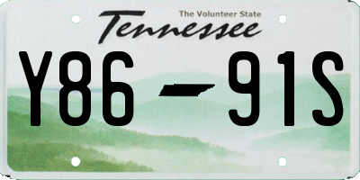 TN license plate Y8691S