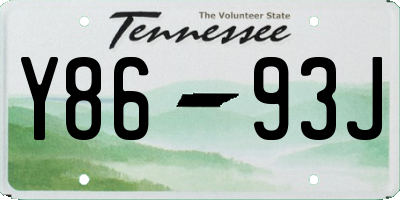 TN license plate Y8693J