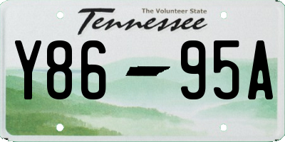 TN license plate Y8695A