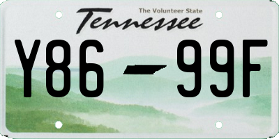 TN license plate Y8699F