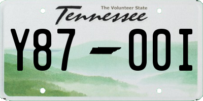 TN license plate Y8700I