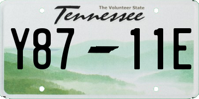 TN license plate Y8711E