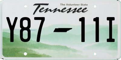 TN license plate Y8711I