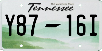 TN license plate Y8716I