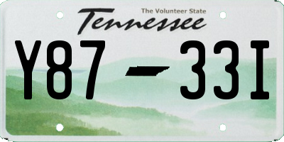 TN license plate Y8733I
