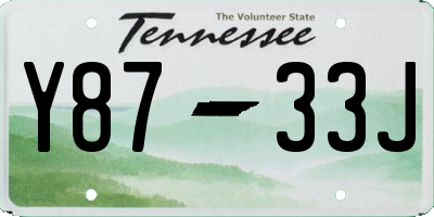 TN license plate Y8733J