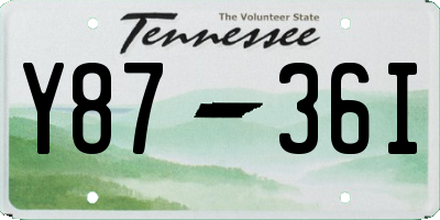 TN license plate Y8736I