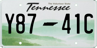 TN license plate Y8741C