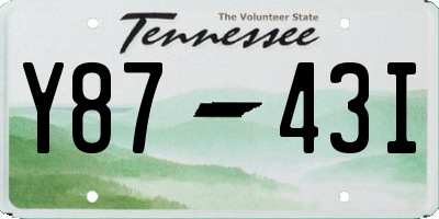 TN license plate Y8743I