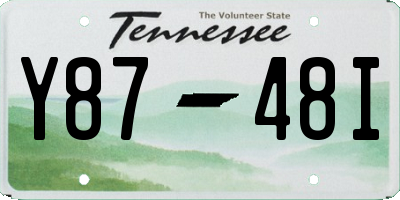 TN license plate Y8748I