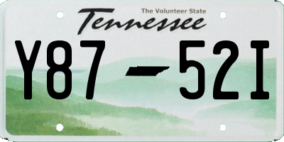 TN license plate Y8752I